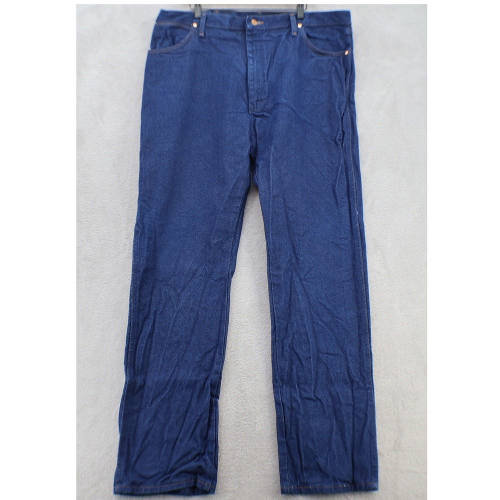 Wrangler 13MWZ Cowboy Cut Jeans Mens 40x34 Dark Indigo Original Fit Western